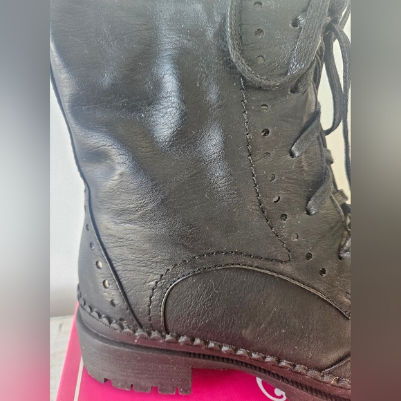 Wanted Harper Spectator Black Lace Up Boots- Brand New - Picture 2 of 13
